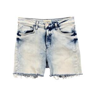 L'agence Shorts Womens 27 Acid Wash Margot High Rise Celestial Cut Off Denim